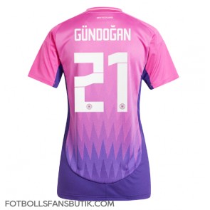 Tyskland Ilkay Gundogan #21 Replika Bortatröja Damer EM 2024 Kortärmad